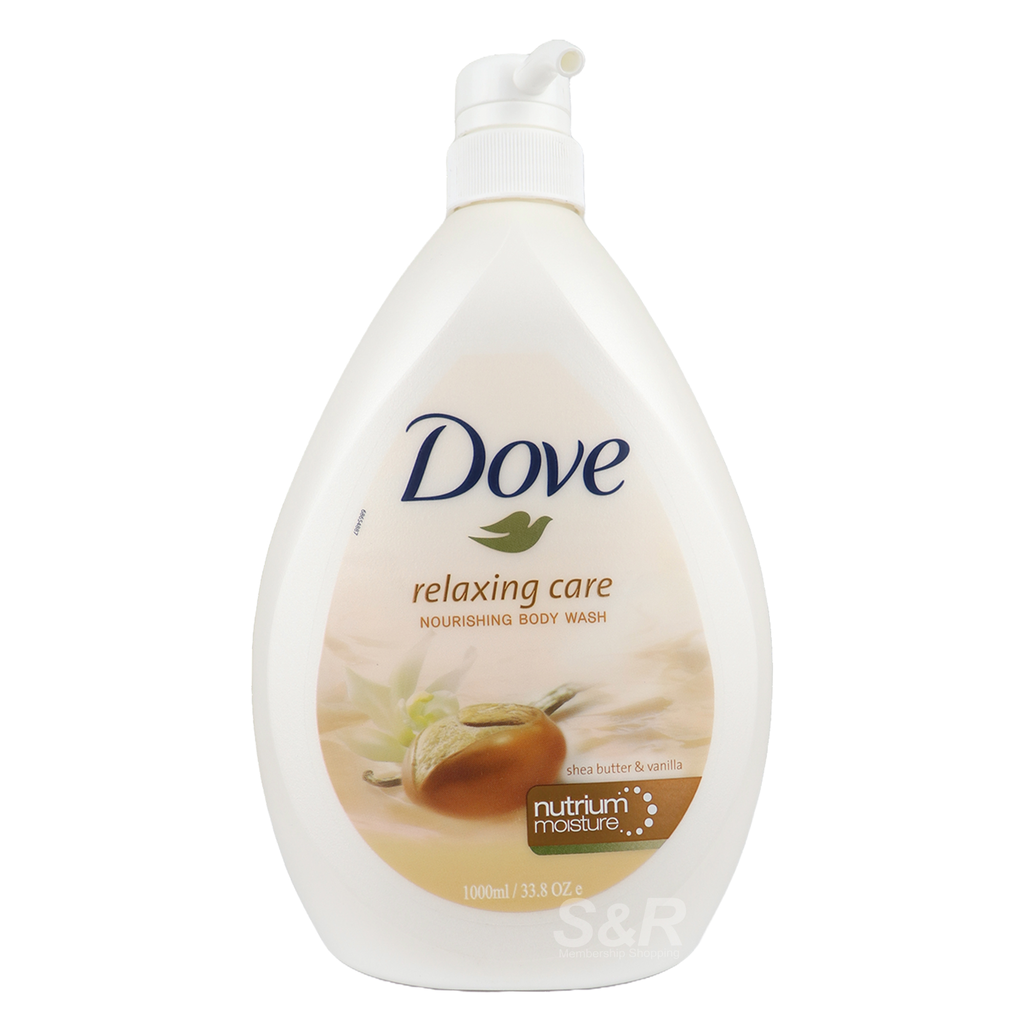 Dove Relaxing Care Nourishing Body Wash Shea Butter and Vanilla 1L